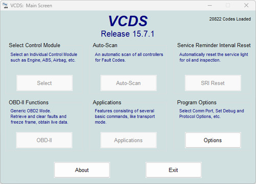Vcds 1 software - 15.7.1,