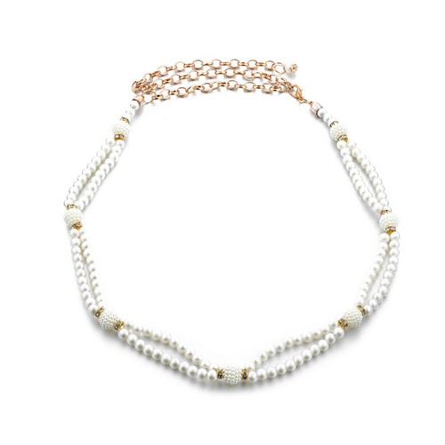 Pearl ladies waist belt - ladies,