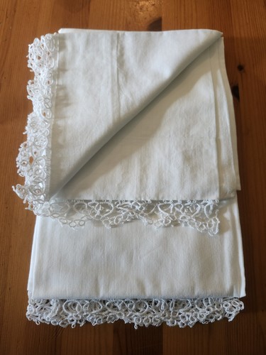 Antique tatted lace trim - antique,