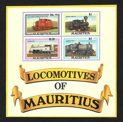 Mauritius locomotives block - locomotives:,