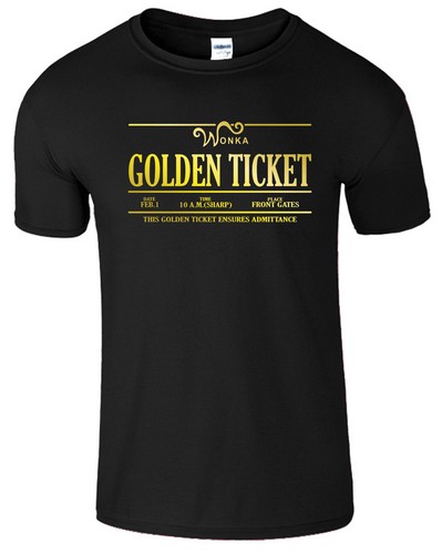 Willy wonka golden - ticket, kids