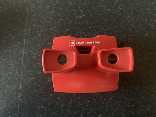 Vintage viewmaster red plus - 3d,