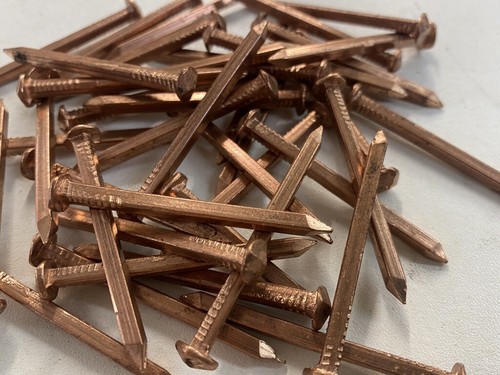 Copper rosehead nails boat - rosehead,