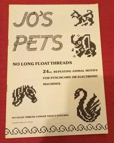 Slim knitting machine booklet - machine,