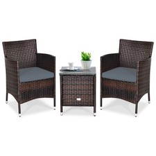 Outdoor 3 PCS PE Rattan Wicker