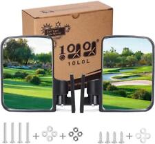 GOLF CART BUGGY SIDE WING MIRRORS FITS CLUB CAR EZGO YAMAHA