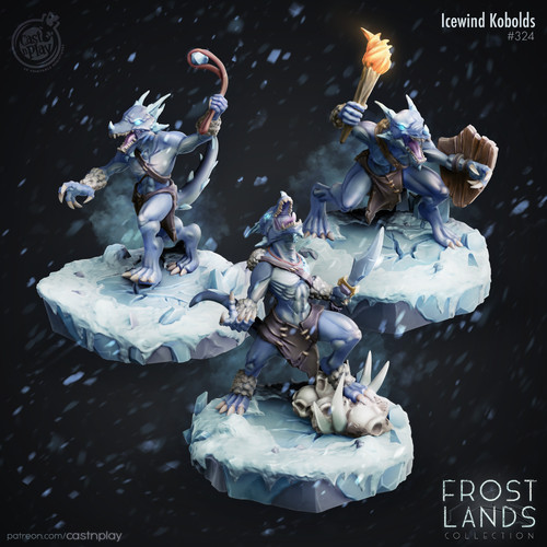 Ice kobolds dungeons - kobolds, and