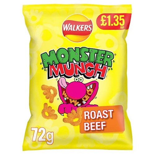 Monster munch roast beef corn - monster,