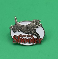 SPORTING SHOOTER - BASC Lapel pin badge rare used, WAGBI