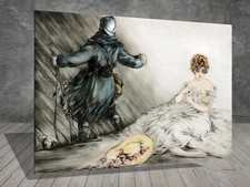 Louis Icart LADY BABY SOLDIER