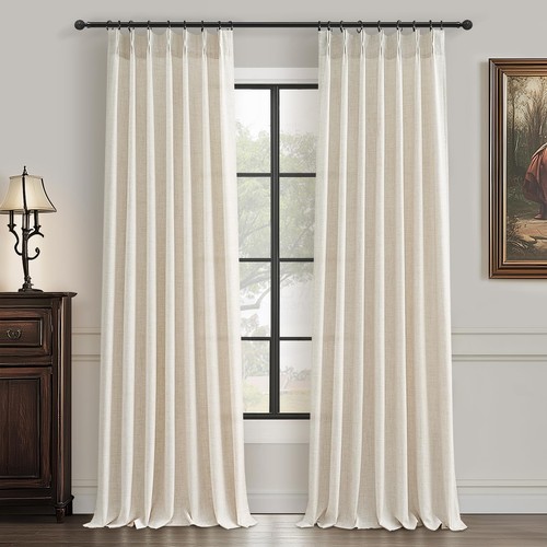 Pleateddrapes semi sheer - semi,