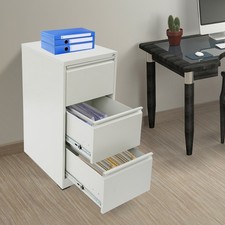 3-Drawer File Cabinet Lockable
