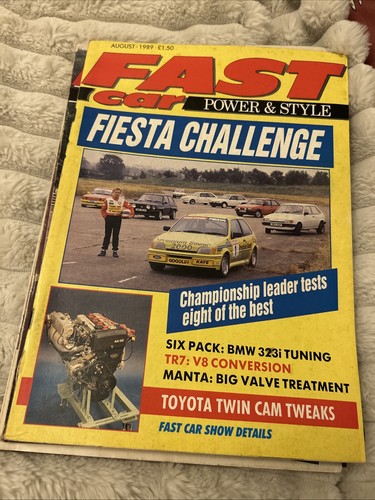 Fast car august 1989 ford - fast,