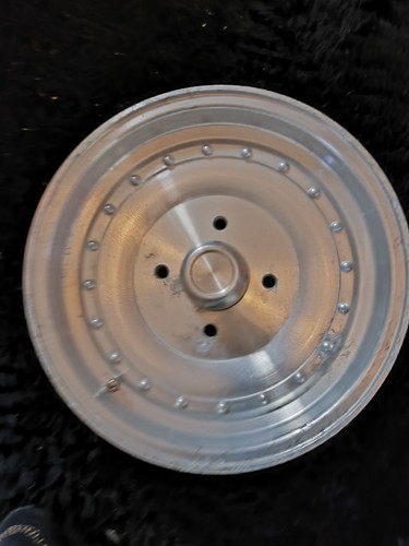 Pair solid alloy wheels - solid,