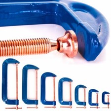 Silverline G Clamp Corrosion Resistant Cast Iron G-Clamps Woodwork Choose Size 