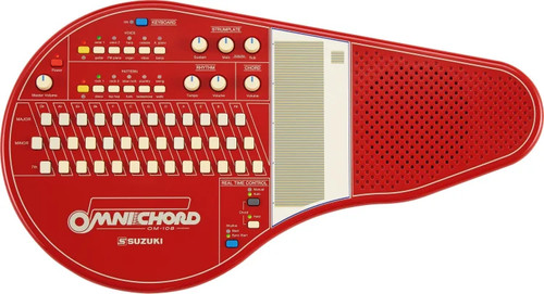 Suzuki omnichord 108 red - suzuki,