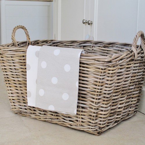 Rectangular wicker basket - rectangular,