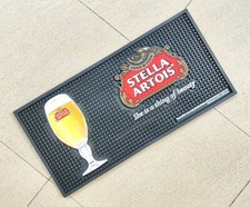 Free Ship STELLA ARTOIS Rubber bar mats drip mat spill mat bar runner coasters