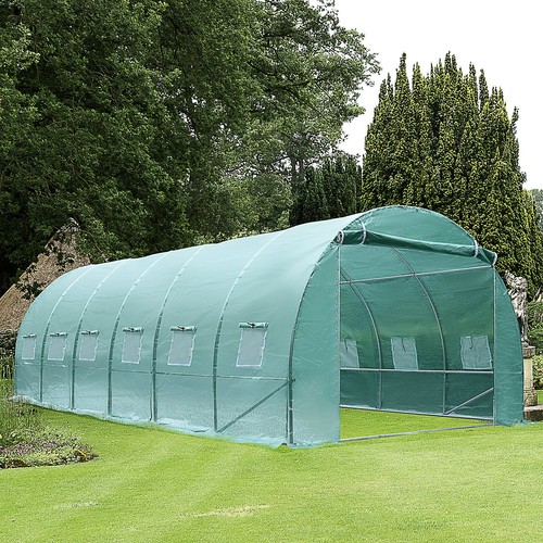 Green polyethylene walk - green, walk-in