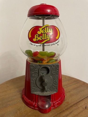 Metal gumball machine jelly - machine,
