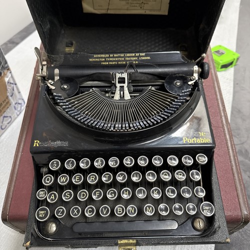 Vintage remington typewriter - vintage,