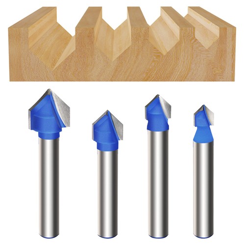 4pc shank v groove - 4pc, router