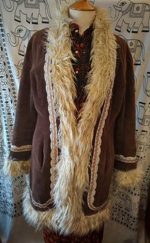 Vintage afghan style coat - afghan,