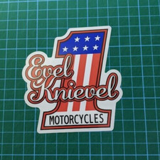 Evel Knievel Motorcycles Sticker Decal Legendary Stuntman Daredevil