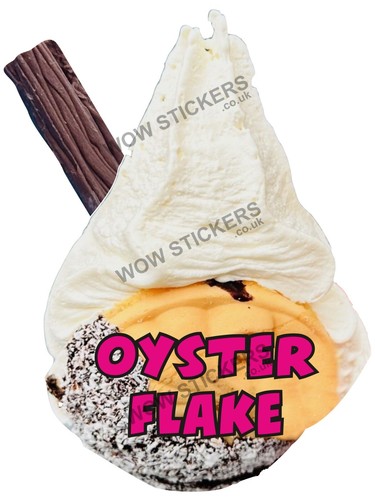 Ice cream van - sticker, oyster