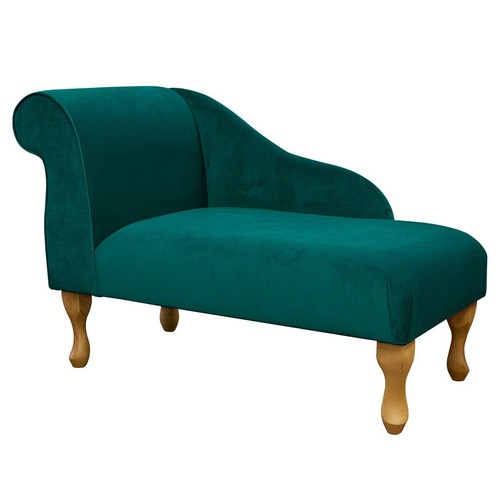 Teal chaise longue - sofa, small