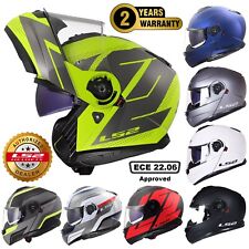 LS2 FF908 STROBE II FLIP-UP FULL FACE MOTORCYCLE MODULAR CRASH HELMET CODE MONZA