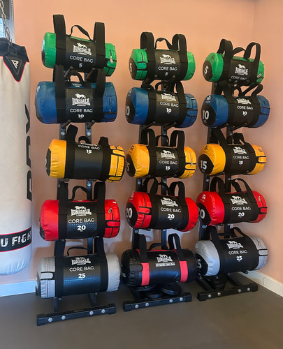 Weight set with - rack,