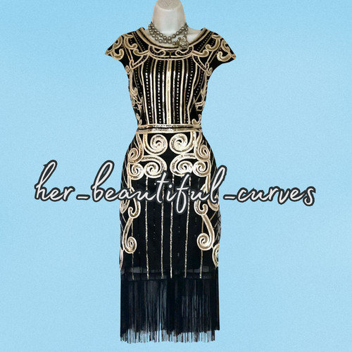20s gatsby sequined tape work - gatsby,