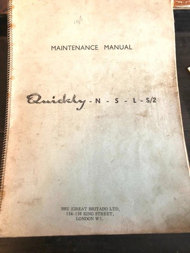 1960s nsu issued maintenance - 1960s,