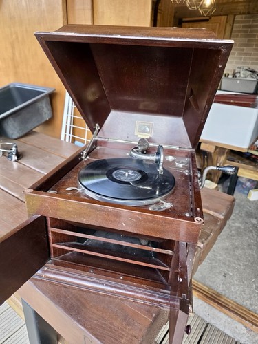 Hmv 1930s brown - brown, cabinet