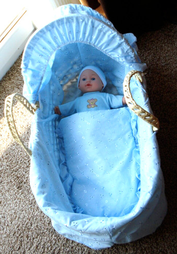 Blue turquoise dolls moses - /,