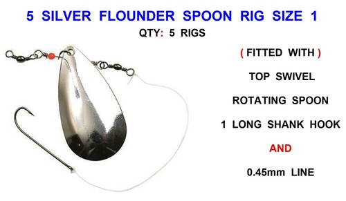 Fladen flounder spoon rigs - 5,