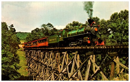 Train tweetsie crossing 1880 - train,