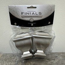 Cambria Premier Complete Napoleon Finial - Brushed Nickel (Set of 2 finials) NEW