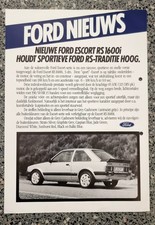 Rare Ford Escort RS1600i