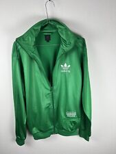 Adidas Chile 62 Sweatshirt Suit Green White SIZE S Man Men Shiny Wet Look Jacket