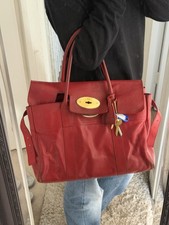 Mulberry Bayswater Red Leather