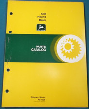 JOHN DEERE 500 ROUND BALER PARTS MANUAL BOOK CATALOG PC-1529