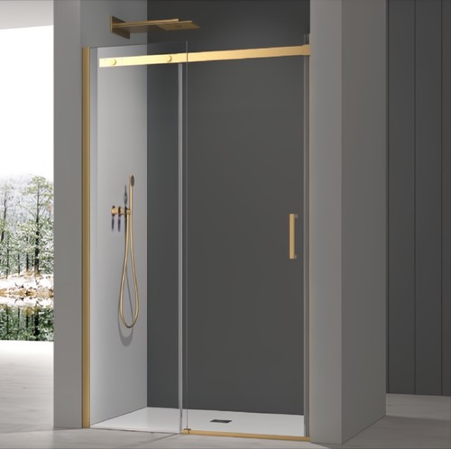 1200mm 8mm frameless - 8mm, brushed