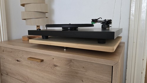 Bamboo record player - bamboo,
