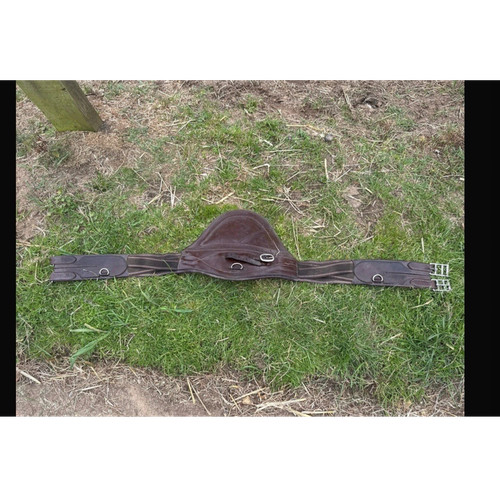 Shires brown leather jumping - leather,