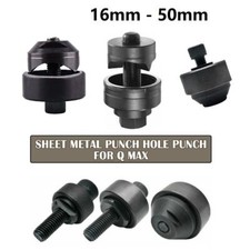 16-55mm Sheet Metal Punch Hole Cutter for Q.Max, Steel Plate, Stainless Steel