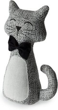 Large Animal Novelty Door Stop Heavy Sand Stuffed Fabric Door Stopper Cleo Cat