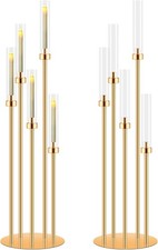 2 Sets 5 Arm Candelabra with