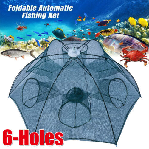 Foldable large fishing net - large,